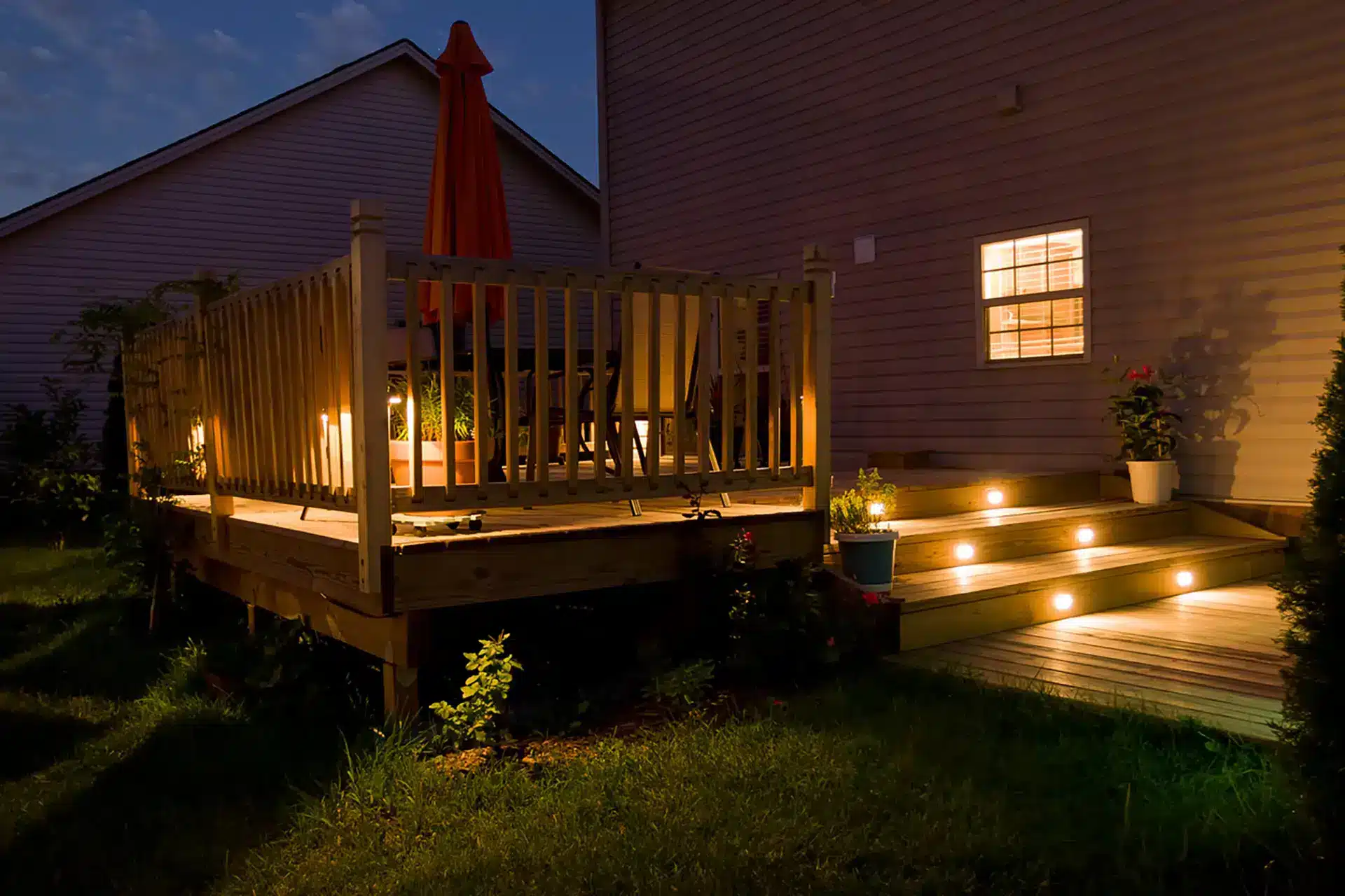 Deck lighting installation contractor near me in Outagamie County, WI